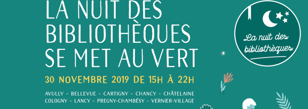 la nuit des bibliotheques se met au vert 2019